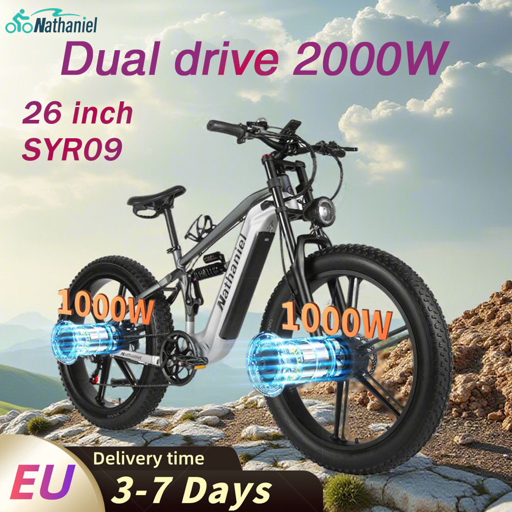 Dual Motor Ebike Kit 2000W - Rower elektryczny Nathaniel SYR09, silnik podwójny