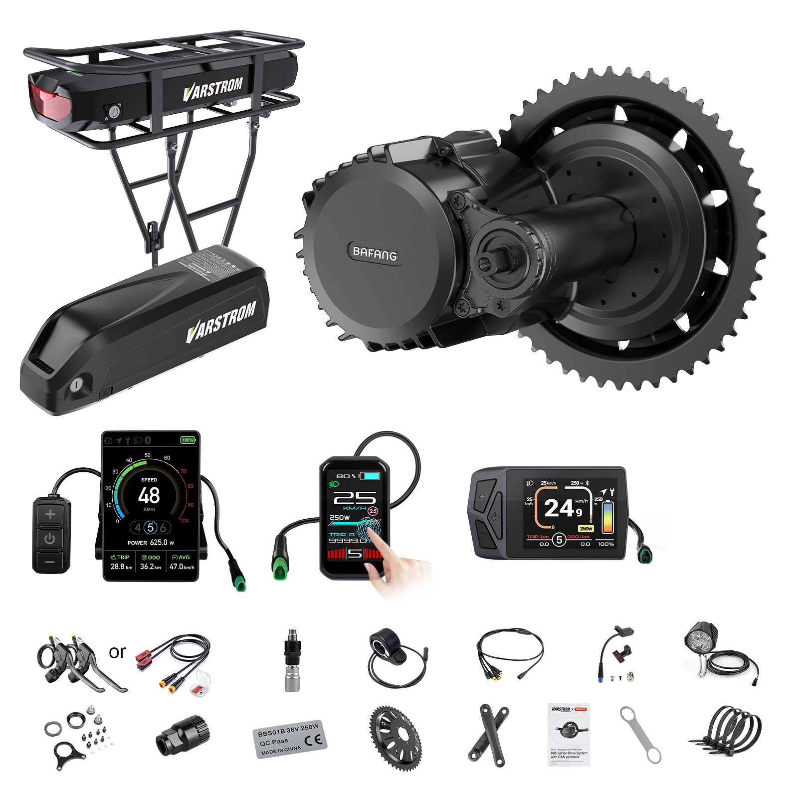 [Wysyłka z USA] Zestaw silnika – Torque Sensor Mid Drive Motor Kit recenzja i cena